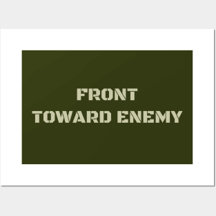 Claymore Mine FRONT TOWARD ENEMY Military Covid Corona Posters and Art